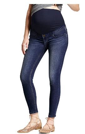 Photo 1 of Hybrid & Company Super Comfy Stretch Women's Skinny Maternity Jeans, Bermuda - Large