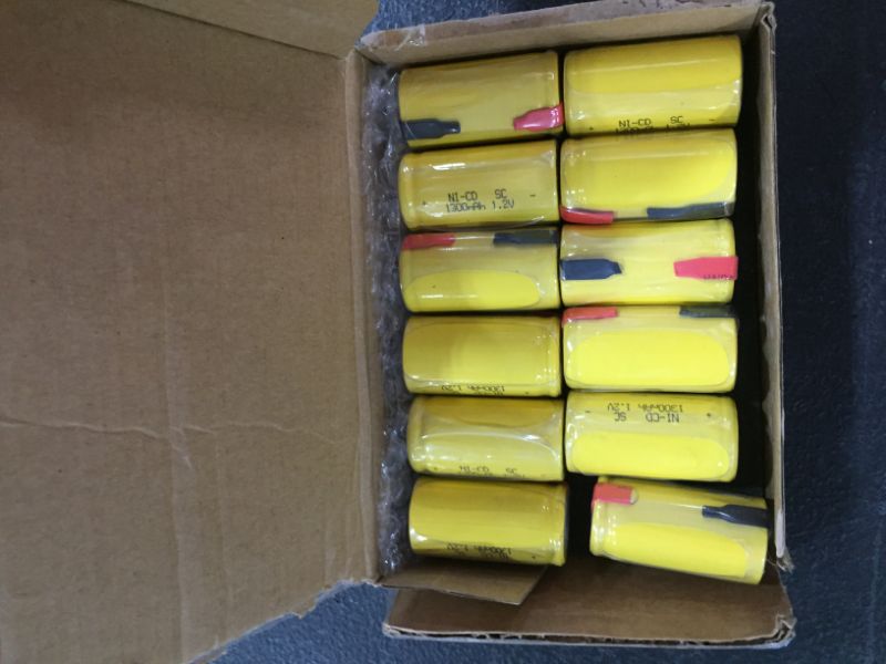 Photo 2 of 1.2 Volt 1300 Mah NICD Battery, 12-Pack