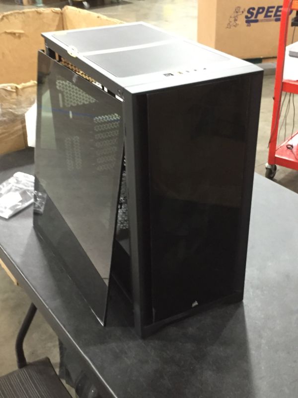 Photo 1 of Corsair iCUE 4000X RGB Tempered Glass Mid-Tower ATX Case - Black