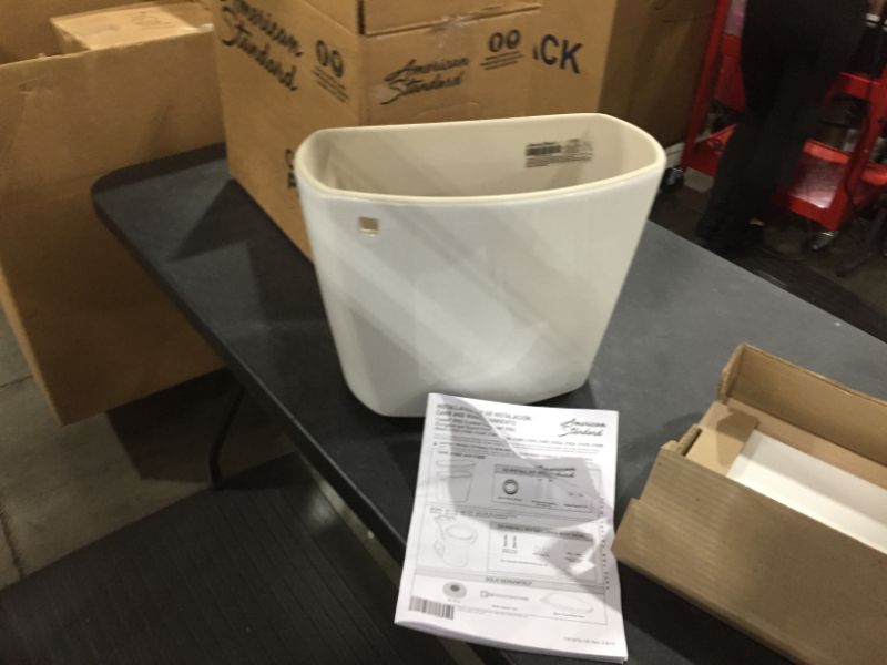 Photo 2 of American Standard Cadet Pro 1.28 GPF Single Flush Toilet Tank Only in White