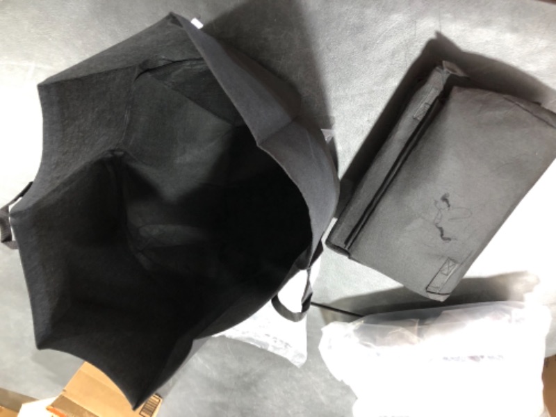 Photo 2 of 25-Gallon Aeration Fabric Pot/Plant Grow Bag w/Handles (Black 16.5H x 21D) 5pk
