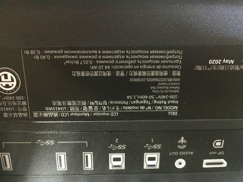 Photo 3 of Dell UltraSharp U3415W 34-Inch Curved LED-Lit Monitor