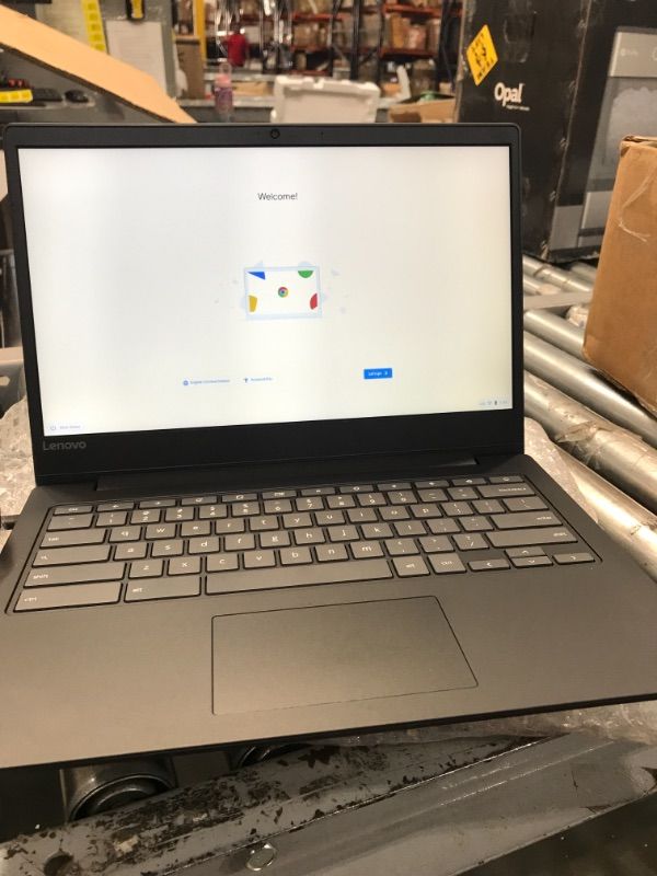 Photo 2 of LENOVO CHROMEBOOK S330 14IN LAPTOP COMPUTER, MEDIATEK MT8173C UP TO 1.7 GHZ, 4GB RAM, 32GB EMMC SSD, BLUETOOTH, HDMI, USB-C, SD CARD READER, CHROME OS,... CAPACITY:32GB
