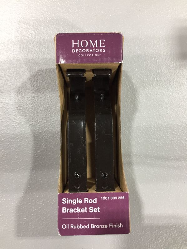 Photo 1 of  Home Decorators Collection Single Rod Bracket Set