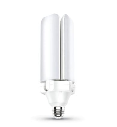 Photo 1 of 300-Watt Equivalent Indoor/Outdoor Garage 3-Panel Foldable LED Light Bulb, 3000K Bright White
