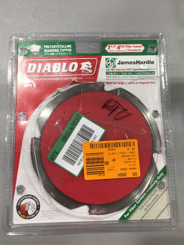 Photo 2 of Diablo D0704Dh 7-1/4-Inch Hardieblade Pcd Tipped Diablo Circular Saw