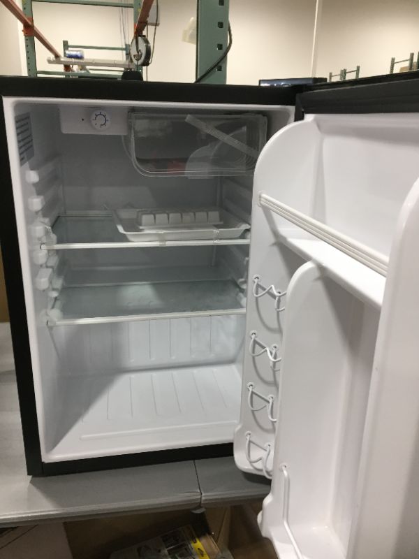 Photo 1 of 2.6 cu. ft. Mini Fridge in Black, ENERGY STAR
