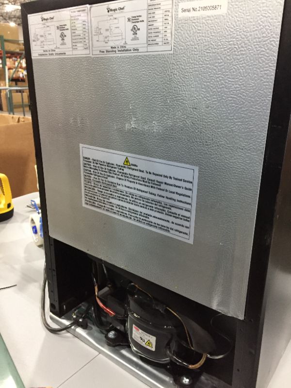 Photo 9 of 2.6 cu. ft. Mini Fridge in Black, ENERGY STAR
