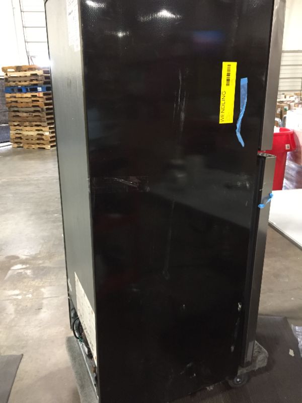 Photo 6 of 10.1 cu. ft. Top Freezer Refrigerator in Platinum Steel

