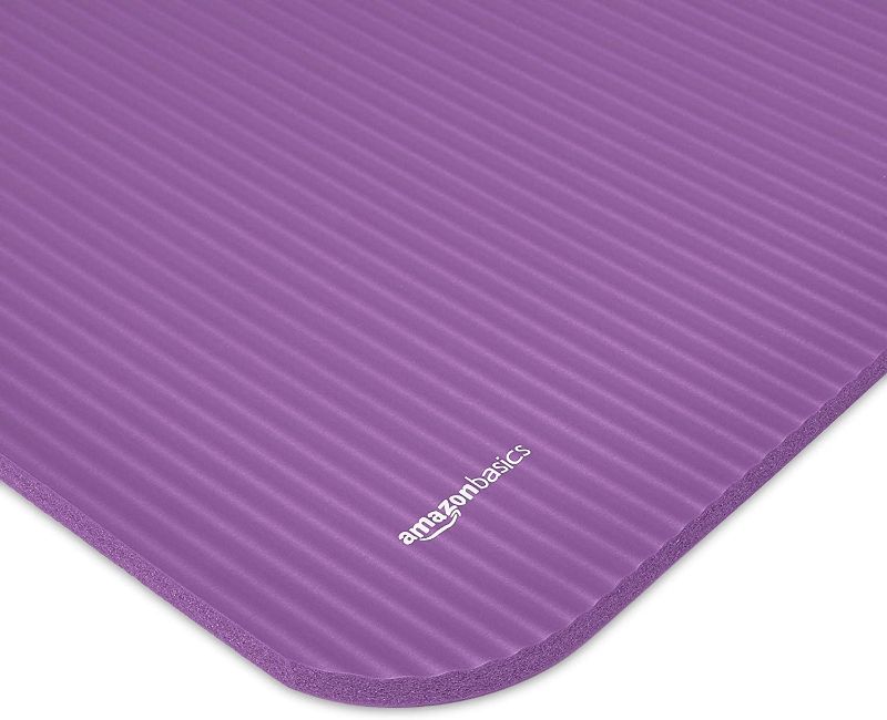 Photo 1 of Amazon Basics 1/2-Inch Extra Thick Exercise Yoga Mat
