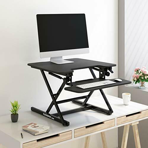 Photo 2 of FLEXISPOT Height Adjustable Standing Desk Converter - 27'' Stand Up Desk 