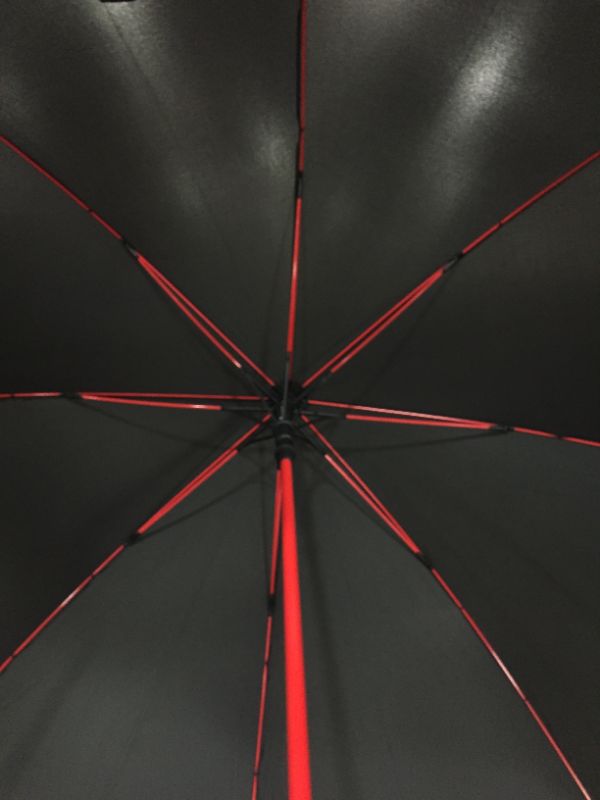 Photo 2 of black umbrella red frame