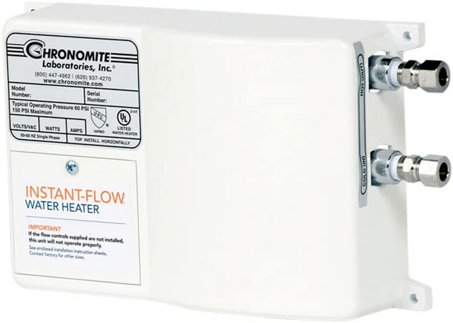 Photo 1 of Chronomite SR-20L/120 HTR SR Series Instant Low Flow Tankless Water Heater, small
