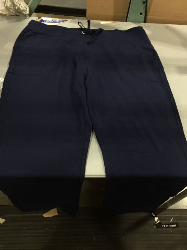 Photo 1 of hanes blue yoga sweats XXL