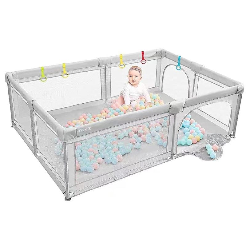 Photo 1 of Baby Playpen Portable Kids Safety Play Center Yard Home Indoor Fence Anti-Fall Play Pen, Playpens for Babies, Extra Large Playard, Anti-Fall Playpen
