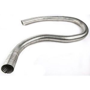 Photo 1 of 2.25" ID Exhaust Flex Pipe 5 FEET LONG Bendable 2-1/4 Inch Flexible Tubing Tube
