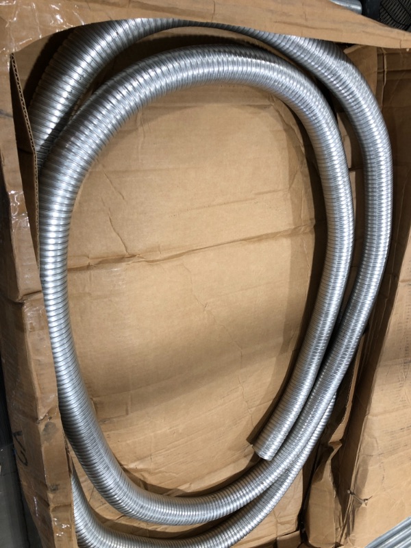 Photo 2 of 2.25" ID Exhaust Flex Pipe 5 FEET LONG Bendable 2-1/4 Inch Flexible Tubing Tube

