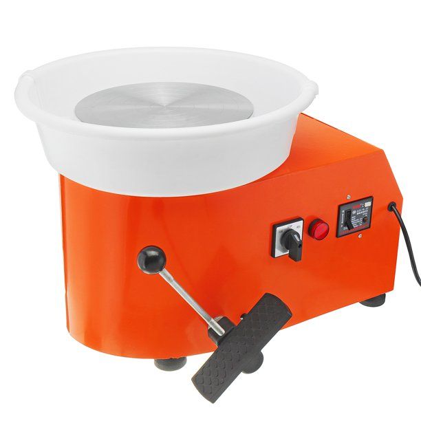 Photo 1 of 350W 110V US Plug Pottery Wheel Detachable w/Foot Pedal Machine Turntable