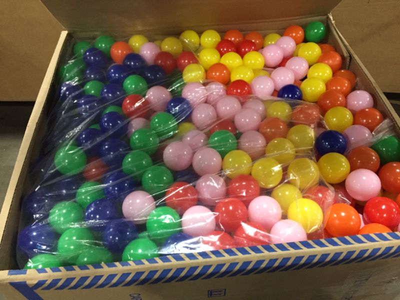 Photo 2 of Click N' Play Phthalate Free & BPA Free, Crush Proof Ball Pit Balls, Bulk 1000 pack