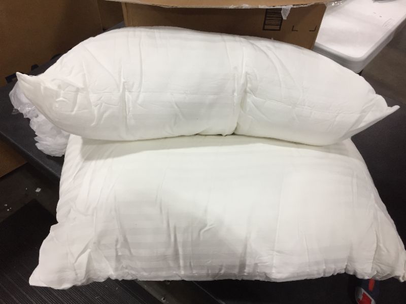 Photo 2 of Bed Pillows for Sleeping Standard Queen Size Fiber Pillows (2 Pack)
