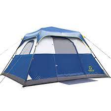 Photo 1 of Camping Tent, Waterproof Pop Up Tent with Top Rainfly, Instant Cabin Tent, Blue UNKNOWN SIZE 