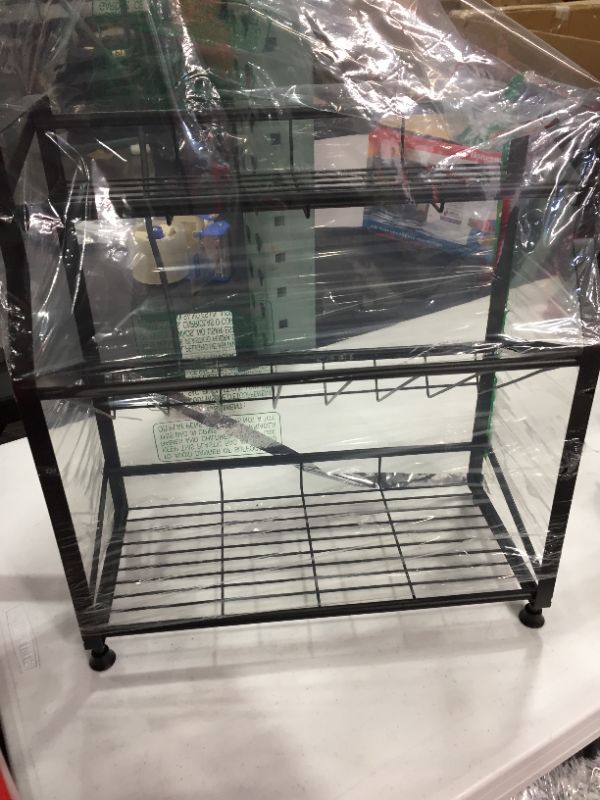 Photo 1 of 3 tier rack, Black 