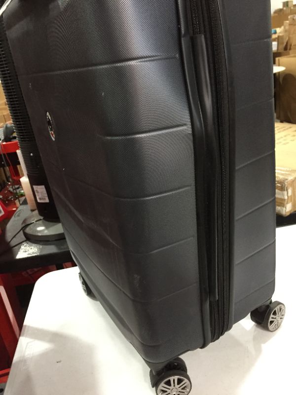 Photo 1 of DELSEY Paris Comete 2.0 Hardside Expandable Luggage with Spinner Wheels, Anthracite, Checked-Medium 24 Inch