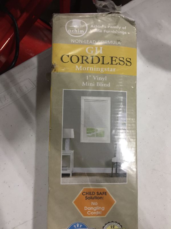 Photo 2 of Achim Home Furnishings Cordless Morningstar 1" Light Filtering Mini Blind