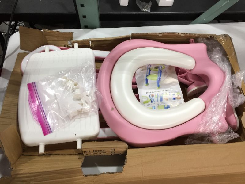 Photo 2 of Potty Training Toilet Seat with Step Stool Ladder for Kid and Baby