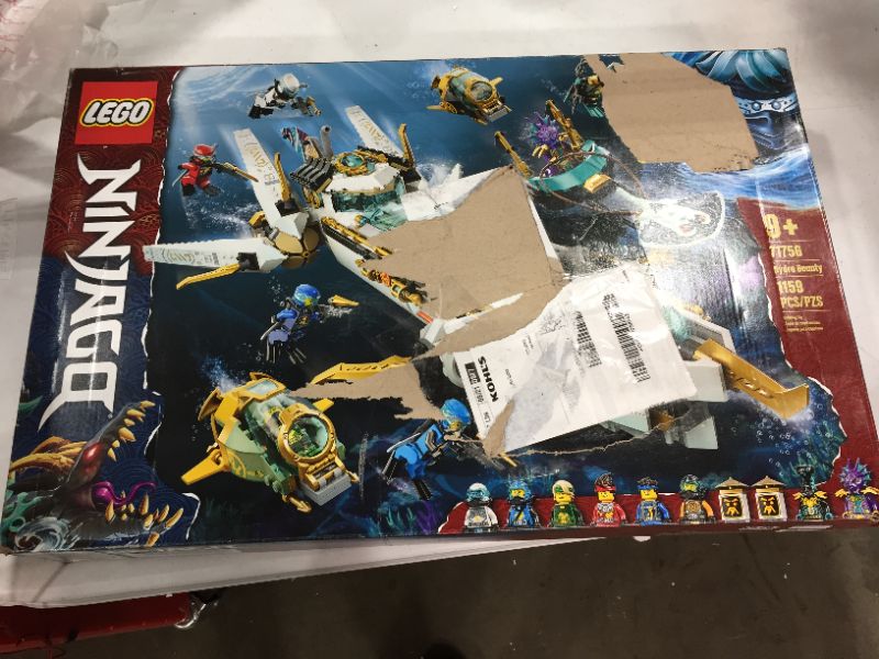 Photo 2 of LEGO NINJAGO Hydro Bounty 71756 Building Kit; Submarine Toy Featuring NINJAGO Kai and Lloyd; New 2021 (1,159 Pieces)