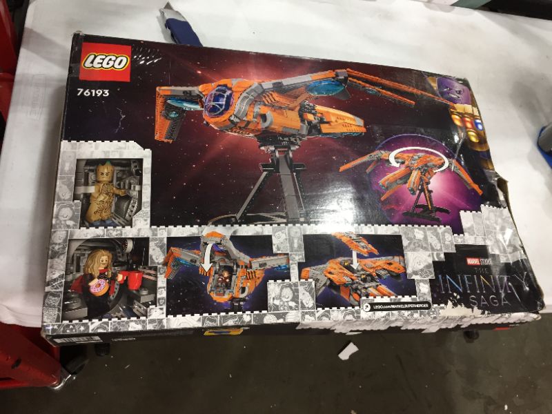 Photo 2 of LEGO Marvel The Guardians’ Ship 76193 Space Battleship Building Kit; 6 Minifigures Include Star-Lord and Thor; New 2021 (1,902 Pieces)