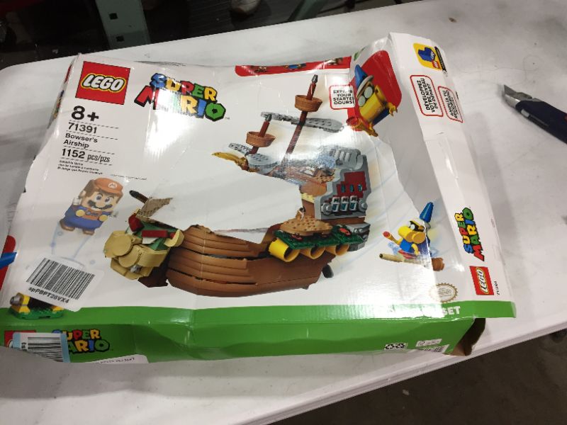 Photo 2 of LEGO Super Mario Bowser’s Airship Expansion Set 71391 Building Kit; Collectible Build-Display-and-Play Toy for Kids, New 2021 (1,152 Pieces)