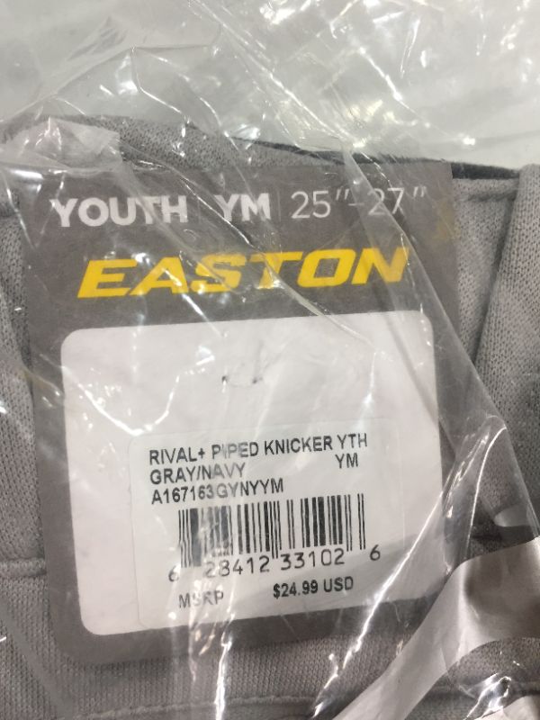 Photo 3 of EASTON RIVAL Knicker Baseball Pant 2021 Youth Solid Piped Baseball Pant size youth M