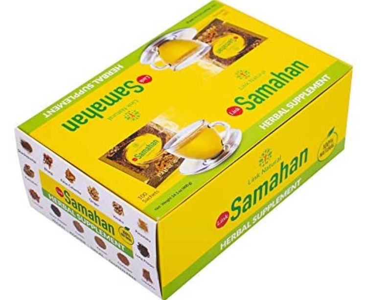 Photo 1 of 100 Link Samahan Ayurvedic Herbal Tea Packets Sri Lankan