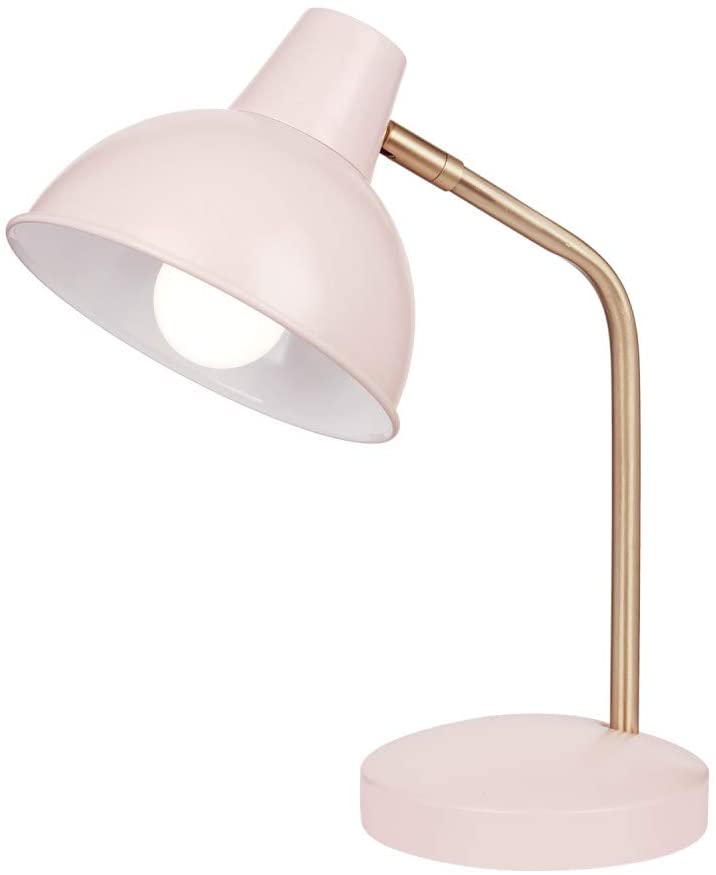 Photo 1 of DESK LAMP Matte Rose, Matte Gold Arm