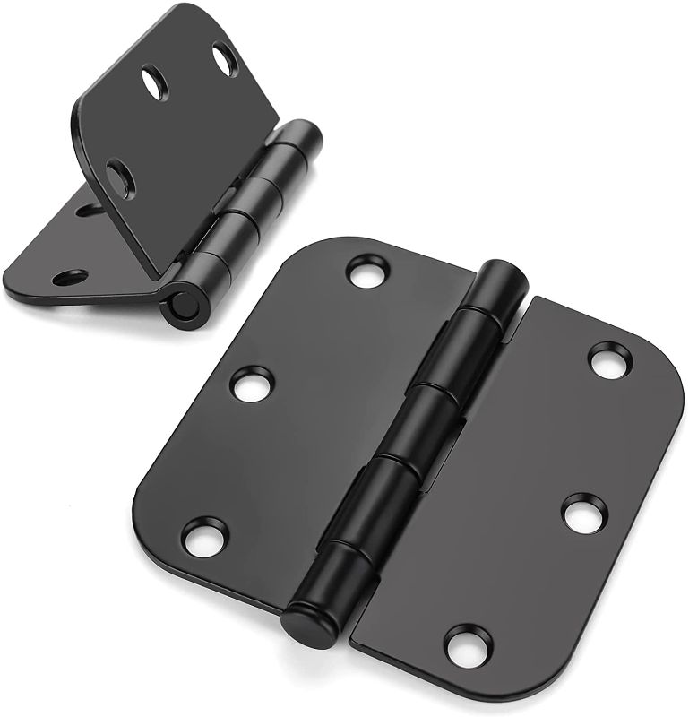 Photo 1 of 3.5X 3.5 DOOR HINGES BLACK 10 PK