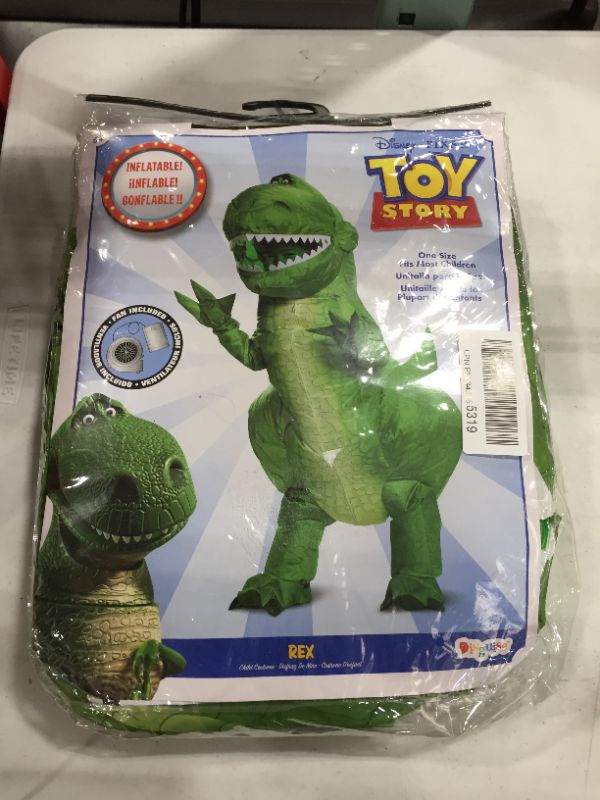 Photo 2 of Kids' Rex Inflatable Halloween Costume One Size