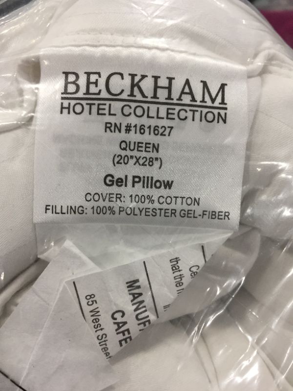 Photo 3 of Beckham Hotel Collection Bed Pillow for Sleeping - Queen Size- Cooling, Luxury Gel Pillow for Back, Stomach or Side Sleepers