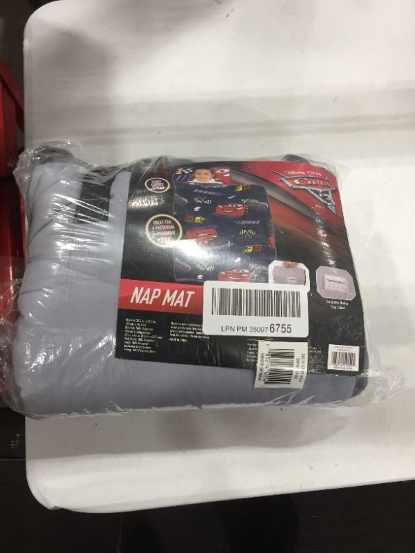 Photo 2 of Disney Cars Navy Red Toddler Nap Mat, Navy, Red, Yellow, (5849392P)