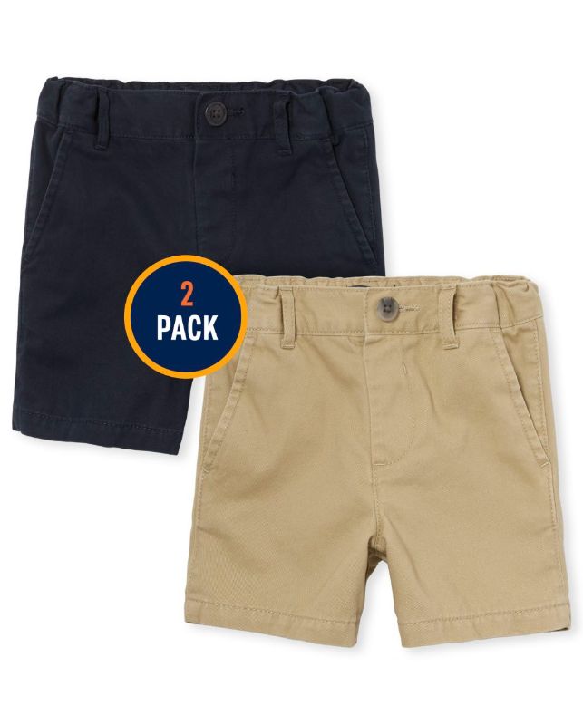 Photo 1 of Baby and Toddler Boys Uniform Chino Shorts 2-Pack
3T