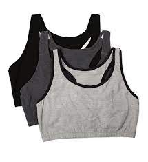 Photo 1 of Fruit of the Loom  Tank Style Sports Bra - 3 Pack
SIZE 36