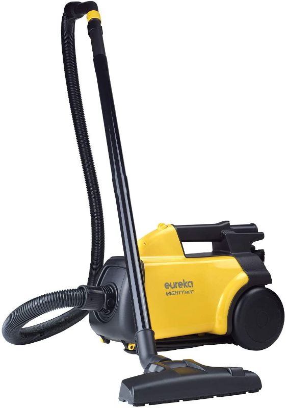 Photo 1 of Eureka Mighty Mite 3670G Corded Canister Vacuum Cleaner, Yellow, Pet, 3670g-yellow
