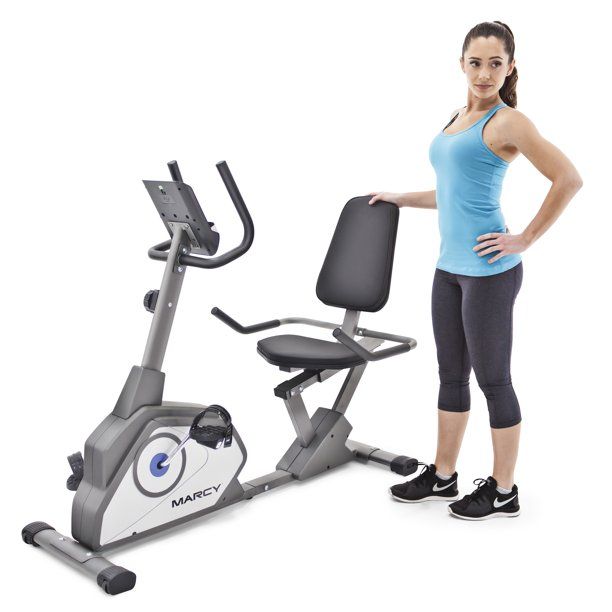 Photo 1 of Marcy NS-40502R Recumbent Bike with 8 Magnetic Resistance Levels
