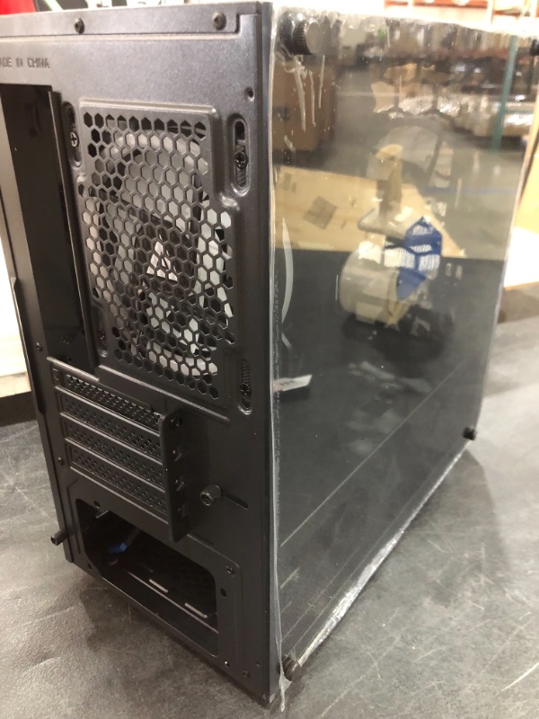 Photo 4 of Apevia PRODIGY-BK Micro-ATX Gaming Case with 1 x Tempered Glass Panel, Top USB3.0/USB2.0/Audio Ports