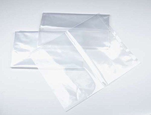 Photo 1 of 18" x 24" 1 mil. - Clear Plastic Flat Open Poly Bag (100 Pack)