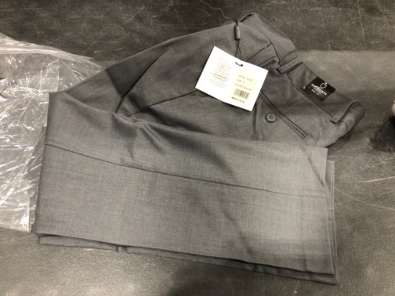 Photo 1 of GIOBERTI CHILDS DRESS SLACKS, GREY, SIZE 12