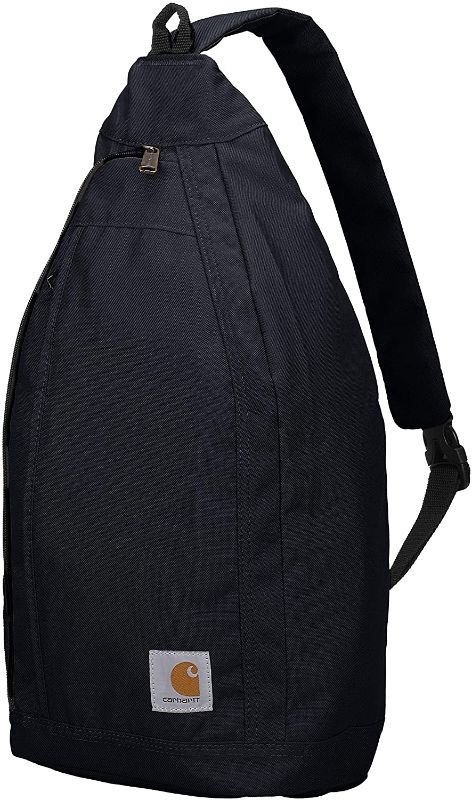 Photo 1 of Carhartt Mono Sling Backpack, Unisex Crossbody Bag for Travel and Hiking, Black
