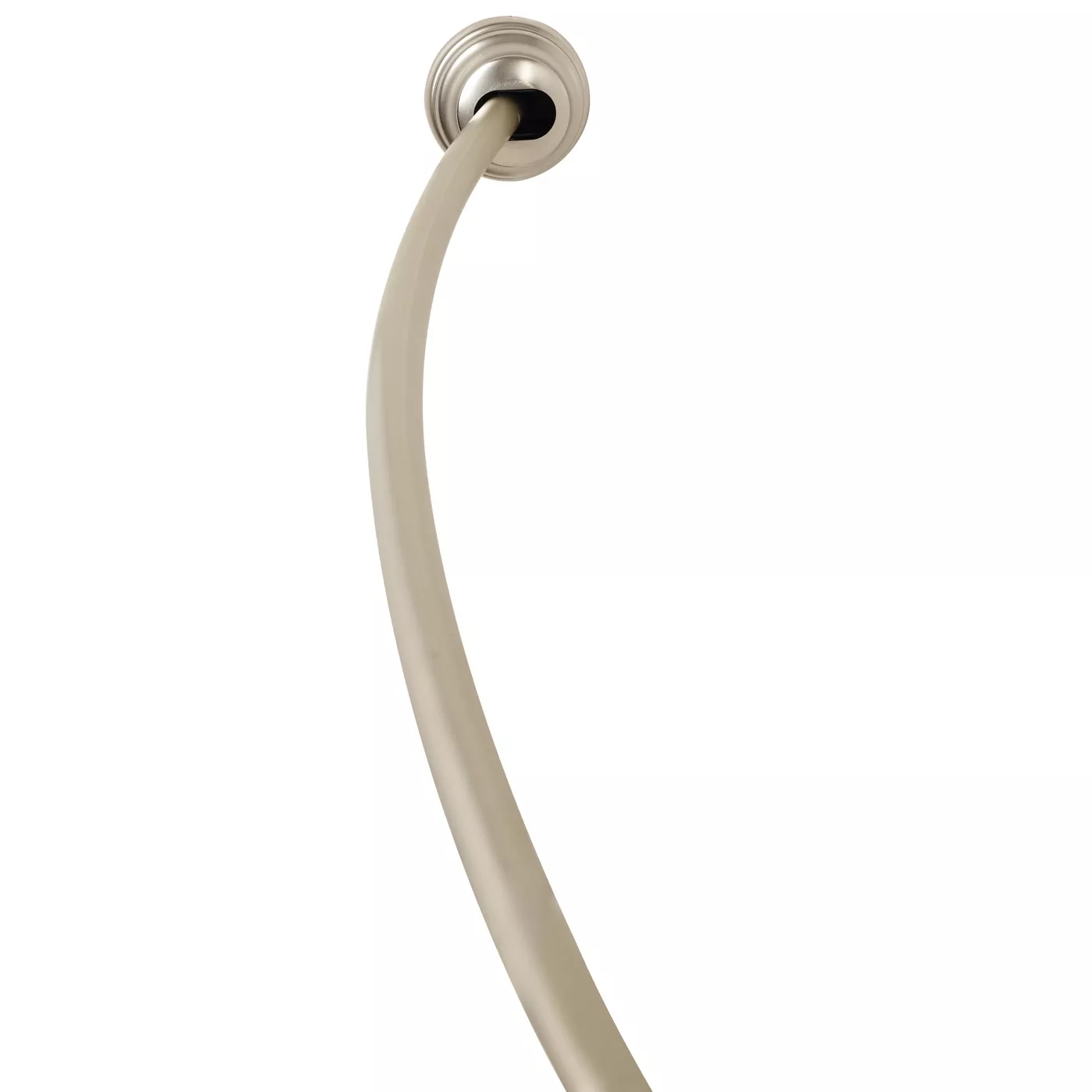 Photo 1 of 50" to 72" NeverRust Rustproof Adjustable Tension Curved Shower Rod - Zenna Home
