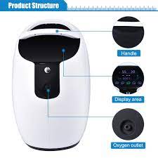 Photo 1 of ZY-1A Oxygen Generator 1-6/L Portable Oxygene Concentrator Machine Manual Adjusted High Concentration Home Care Oxygen Generator