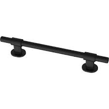 Photo 1 of  Franklin Brass Bar 1-3/8 in. to 6-5/16 in. (35 mm to 160 mm) Matte Black Adjustable, PACK OF TWO 